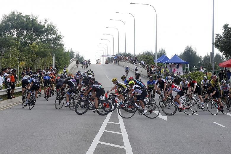 While most participants gave the thumbs-up to the inaugural OCBC Cycle Road Race, some expressed concern at the tight U-turns on the race route, which might have posed a threat to safety.