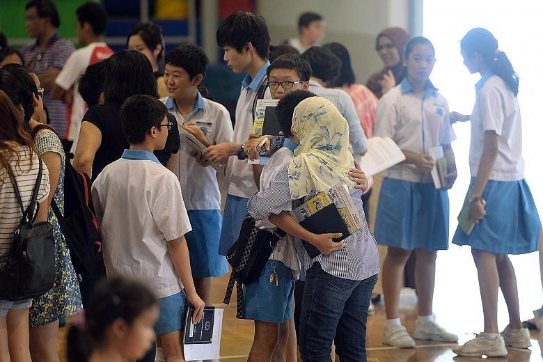Under the rule put in place last November, secondary schools are no longer allowed to take in transfer students whose PSLE T-scores do not meet the school's cut-off, except in special circumstances. Since the change, more than 800 students have succe