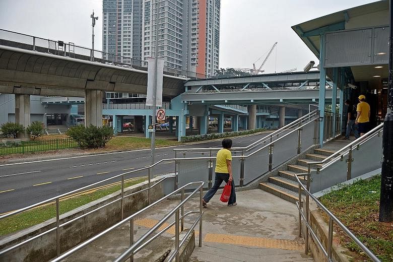 Lifts at the new pedestrian bridge at Clementi MRT station used to be closed at night when train services ended. Clementi residents with mobility needs had to find a different place to cross the road, which used to have a ground-level, barrier-free c