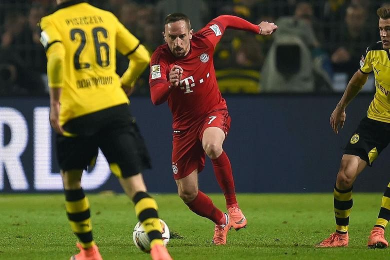 Bayern Munich's Franck Ribery is chomping at the bit to make the team against Juventus and help his side progress.