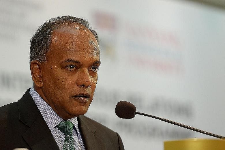 Measures to boost security will also apply to soft targets like sports facilities and malls, said Mr Shanmugam.