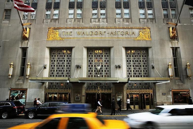 The Waldorf Astoria, a landmark New York hotel, is among the global assets that China's Anbang Insurance Group has snapped up in just 18 months. At home, it astounded the insurance world by expanding its capital to 62 billion yuan (S$13 billion) from