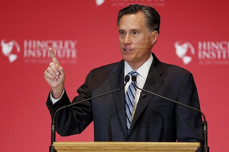 Mr Mitt Romney said "Trumpism" has become associated with racism, xenophobia, violence and more.