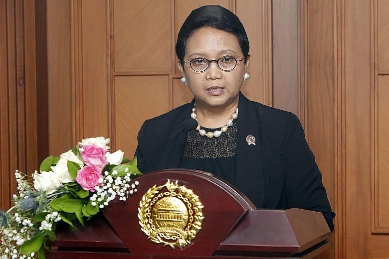 Ms Retno said the Chinese vessel's actions undermined Indonesia's law enforcement efforts.