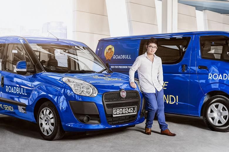 Roadbull's founder Alwin Liang says he can offer a better service because the start-up owns the vehicles and employs the drivers.