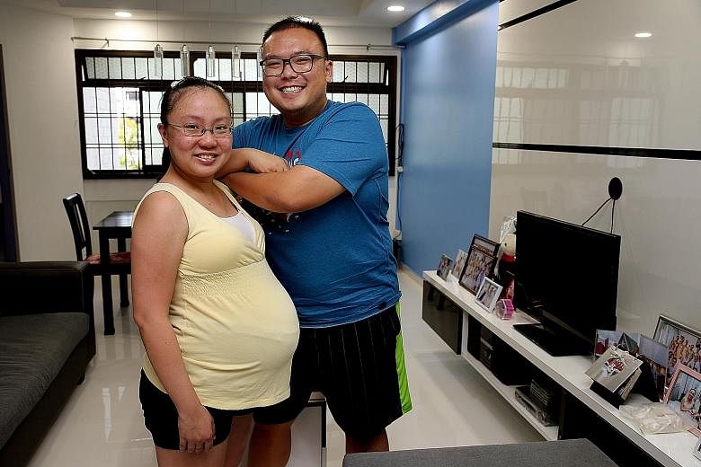 Mr Josiah Yeo and his wife Christine Yeo had their first child on March 15. He welcomed both the First Step Grant and doubling of the Medisave withdrawal limit for pre-delivery medical expenses. However, he said the First Step Grant will not affect h