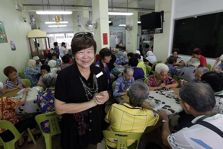 Mrs Tan is cluster director of Peace-Connect, a voluntary welfare organisation that has looked after needy seniors in Kampong Glam since 1995. It started out as a three-man outfit taking care of fewer than 500 seniors; now, it has 17 full-time employ