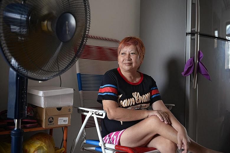 Ms Goh, who is on the Public Assistance scheme, is divorced and estranged from her sibling and two children, and is unable to work. She currently receives $450 a month under the scheme and makes ends meet by combining breakfast and lunch into one mea