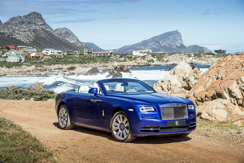 The Rolls-Royce Dawn is a nimble car despite its heft.