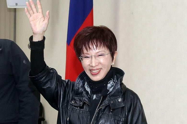 Ms Hung Hsiu-chu has vowed to revive the Kuomintang after its crushing defeat in the national elections.