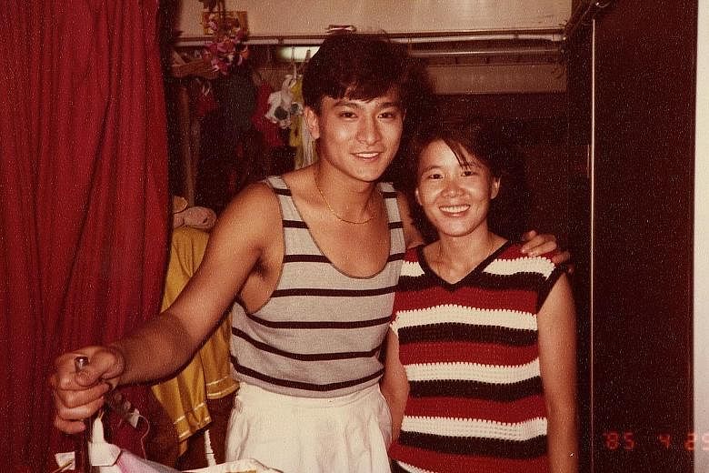 For a spell in the 1980s, Madam Choo was chauffeur to Hong Kong stars such as Andy Lau (above) when they were in town. Vivacious and sporty in her younger days (left), she attracted quite a few suitors, among them a jockey.