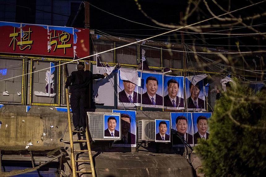 A two-storey building in Shanghai came under the spotlight over the weekend. It was completely covered in posters of President Xi Jinping in what appeared to be a last-ditch attempt to escape demolition. The prefabricated building is believed to have