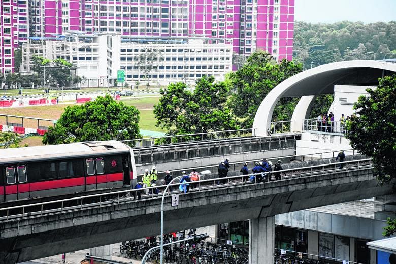 Two SMRT maintenance employees were killed in an incident on the tracks at Pasir Ris MRT station last Tuesday.