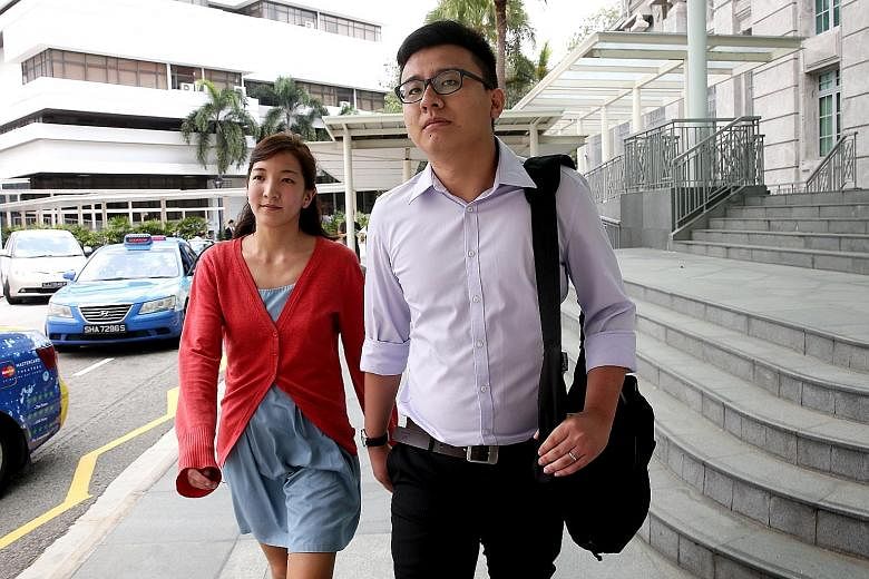 At Yang's (right) trial, a police witness said he does not believe Takagi (left) "knows these (Hokkien) vulgarities".