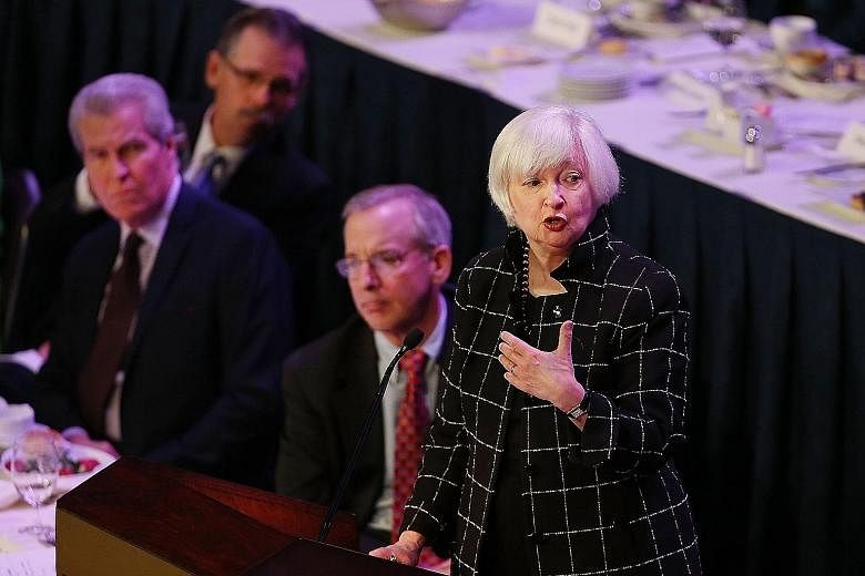 Federal Reserve chair Dr Yellen reiterated a need to "proceed cautiously" in lifting rates.