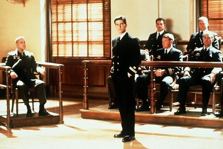 Aaron Sorkin will write the television script for A Few Good Men, his Broadway play which was adapted into a movie starring Tom Cruise (standing).