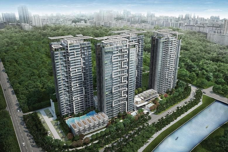 Eight Riversuites in Whampoa East, one of the larger condominiums being completed this year.