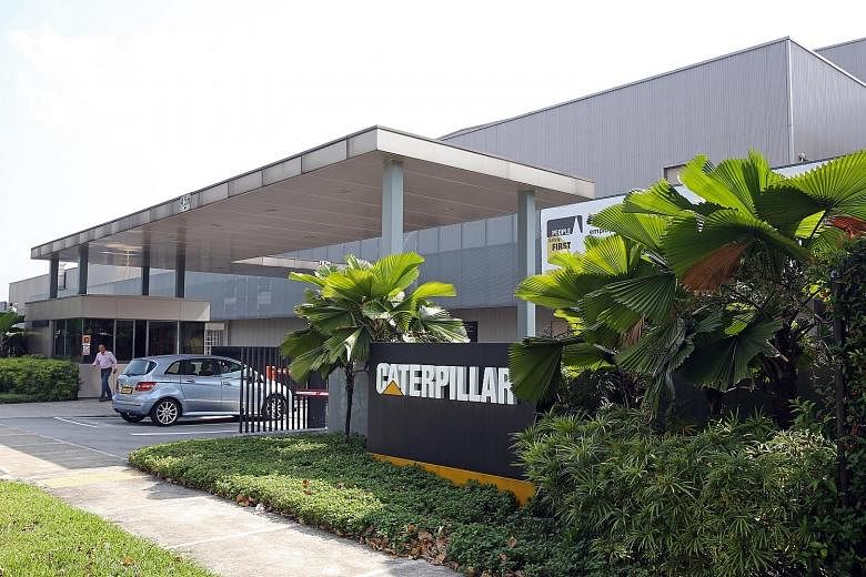 Caterpillar will retain the Jurong space for use by Cat Propulsion, which makes propulsion systems in a leased building elsewhere.