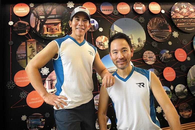 Mr Ong Tze Boon (right) and Ong Yu-Phing have raised $200,000 for five charities that support the mentally ill. They have completed seven marathons in seven continents over seven consecutive days.