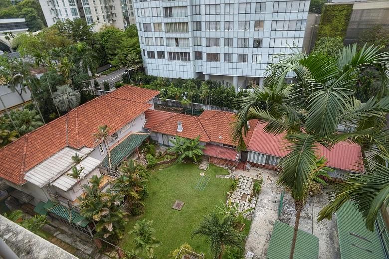 This house at 9, Cuscaden Road owned by the descendants of famous philanthropist Tan Tock Seng is up for sale, with offers expected in the range of $160 million to $170 million. Named Villa Marie in tribute to Marie Windsor, second wife of Mr Tan's g