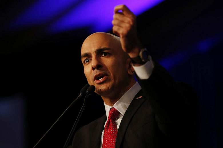 Minneapolis Federal Reserve president Neel Kashkari speaking at the California Republican Party Spring Convention on March 16, 2014.