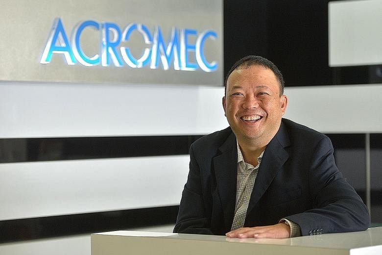 Mr Lim, Acromec's managing director, says one of the engineering company's challenges, and an objective of its IPO launch, is to attract more talents to work on the bigger projects it is gunning for.
