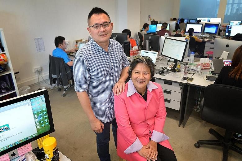 Ms Chew set up FastFast app with Mr Ng with about $250,000. It handles 50 to 100 deliveries a day, from documents to perishables.