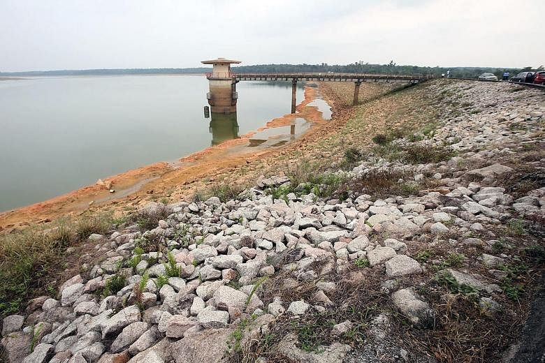 The Sungai Lebam dam in Johor has reached a critical level due to the dry spell, which is expected to last till June.
