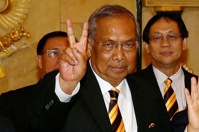 Sarawak has long been a BN stronghold and it will likely win the election easily because of the popularity of Tan Sri Adenan (left).