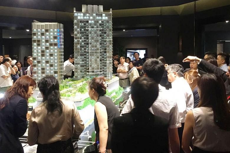 The best-selling EC project was Sim Lian Group's Wandervale in Choa Chu Kang, the first EC launched this year. It sold 292 of 534 units last month at a median price of $770 psf. CapitaLand's Cairnhill Nine was a crowd-puller for its prime location in Orch