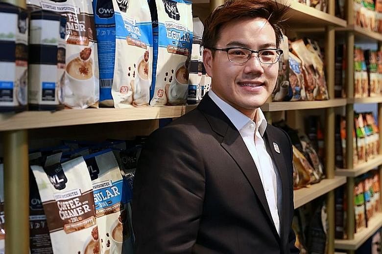 Mr Te says his firm, home-grown coffee company OWL International, is "not so worried" about the gloomy economic outlook as coffee consumption around the world has always been growing.