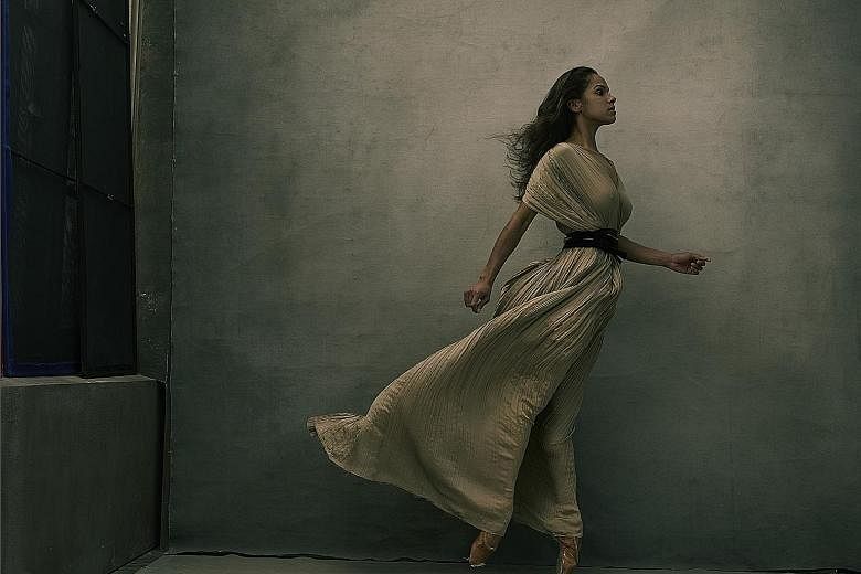 The new portraits by photographer Annie Leibovitz feature women of outstanding achievement, such as ballerina Misty Copeland (left), who made history last year as the first black female principal dancer at the American Ballet Theatre.