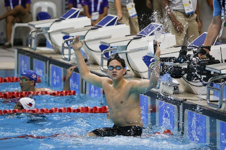 Swimming Joseph Schooling named Big 12 conference's Swimmer of the