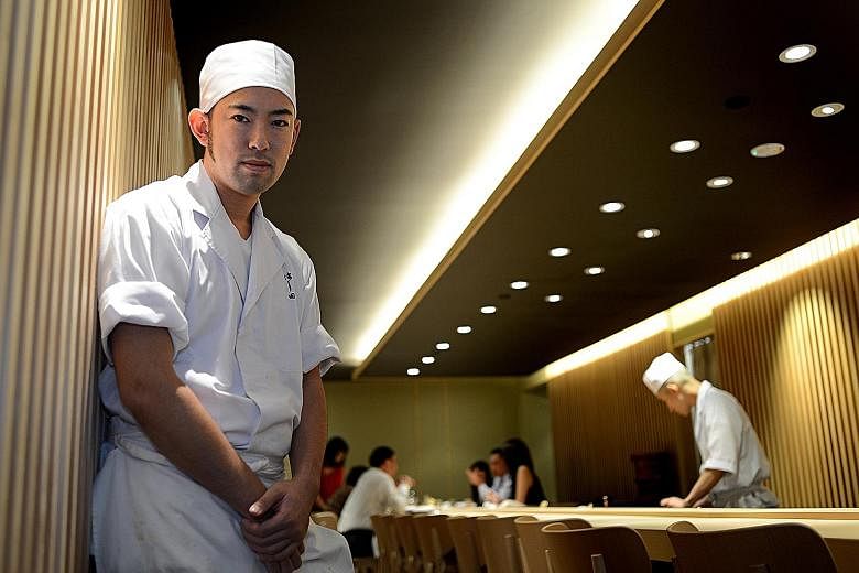 Hashida Sushi's chef Kenjiro Hashida is looking forward to the expanded restaurant.