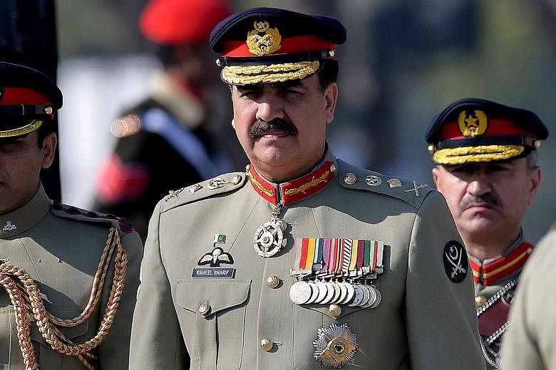 Word of the dismissals has burnished the image of Pakistan's army chief Raheel Sharif, who is already popular because of his strikes on militants in regions where his predecessors feared to go.