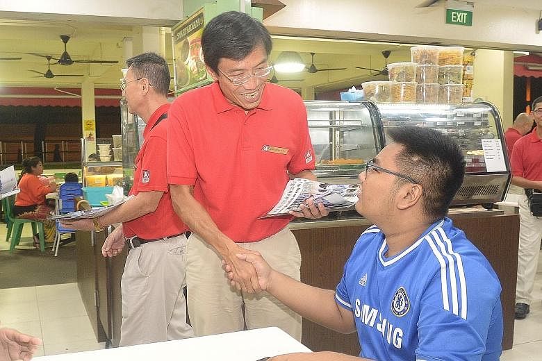 Mr Murali Pillai of the PAP also spent the day doing house visits. He later attended a dinner at the Guilin Combined Temple. Dr Chee Soon Juan of the SDP visited coffee shops and homes in Bukit Batok yesterday, in a bid to reach out to as many of the