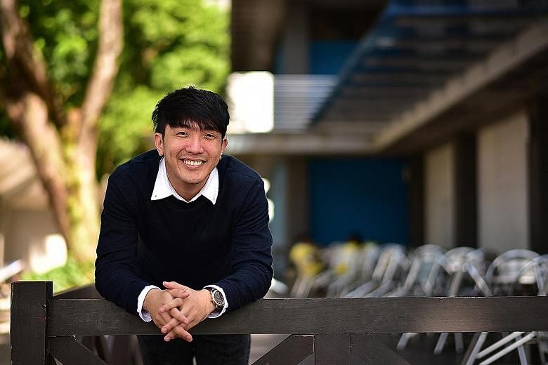 Mr Leong, 26, is a project and marketing executive at Social Lab, which runs social enterprise Dialogue in the Dark Singapore at Ngee Ann Polytechnic.