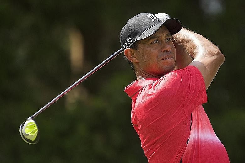 Tiger Woods teeing off at the Quicken Loans National last August, the month he last played competitive golf. But he could feature in June's US Open.