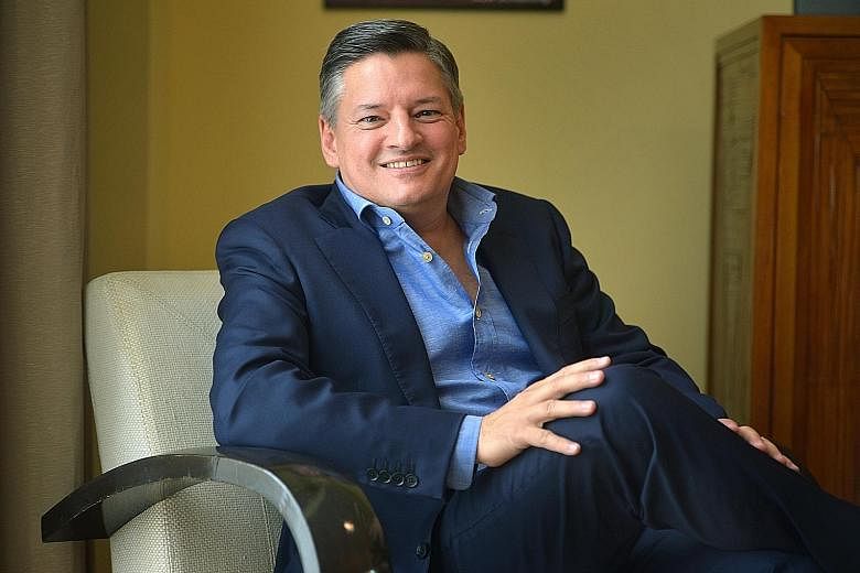 Netflix's Mr Sarandos says producing content in Singapore for the world "can be quite big".