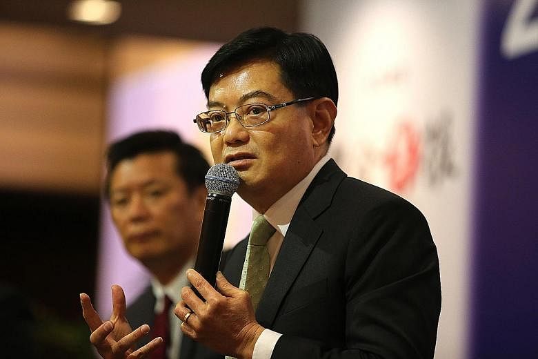 Mr Heng also revealed that he had asked Senior Minister of State for Finance Sim Ann and president of the Singapore Chinese Chamber of Commerce and Industry Thomas Chua, to form a group under the Committee on the Future Economy to look into helping S