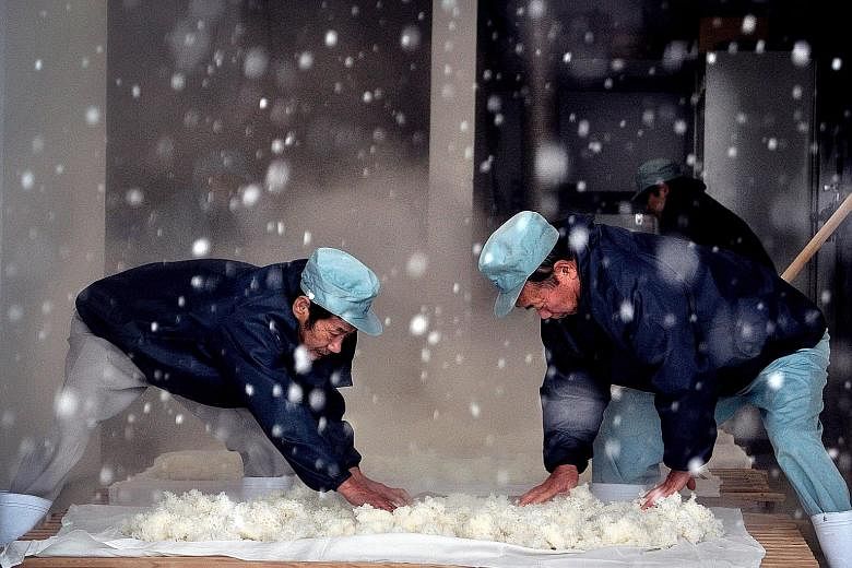 The Birth Of Sake is about a small group of passionate sake-makers at Yoshida Brewery in Japan.
