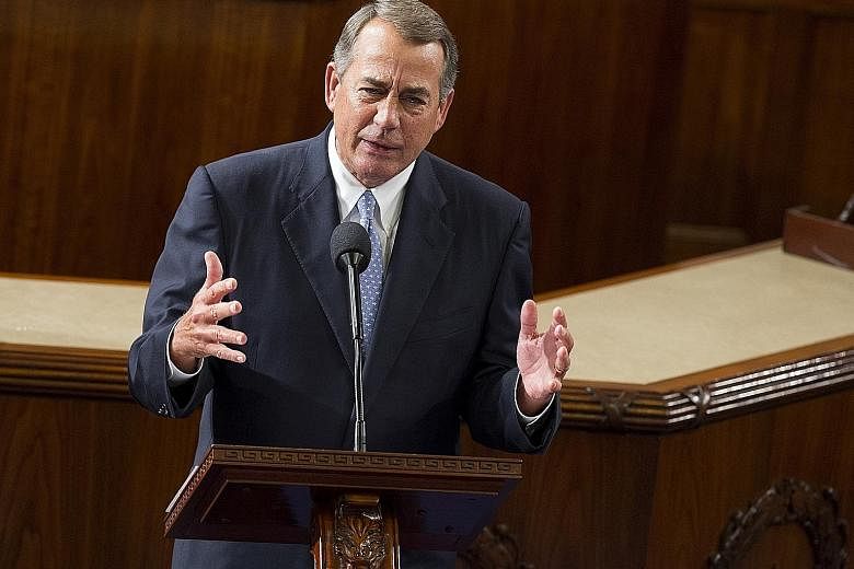 Mr Boehner made his remarks about Mr Cruz at a public talk at Stanford University.