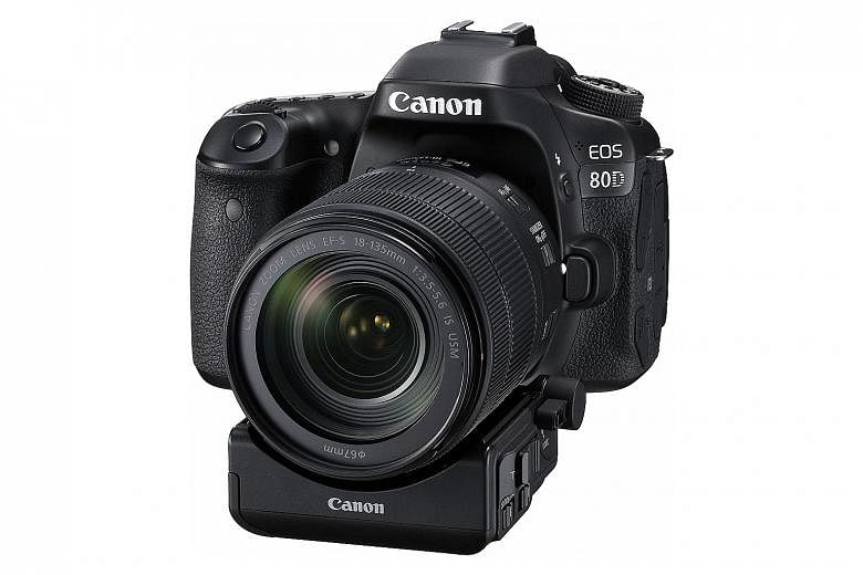 The Canon EOS 80D's operation is swift. Start-up and shutdown are immediate, with shutter lag virtually non-existent.