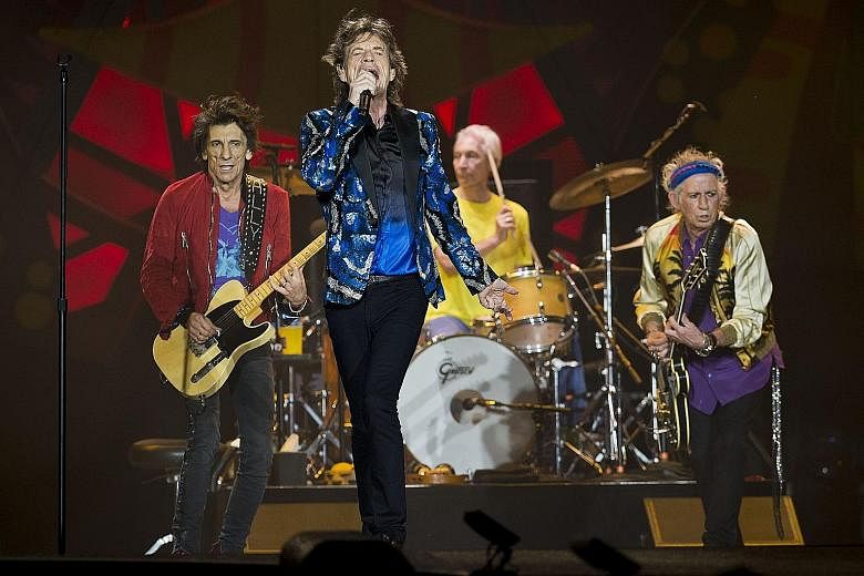 The show will feature a who's who rock line-up including The Rolling Stones (above).