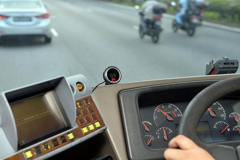 The Israeli-designed Mobileye will be mounted at the front of the bus and alert drivers through a dashboard display unit. SBS has tested the device on 30 buses in a trial that began in November 2014.