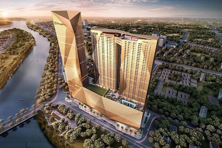 Mr Ching said Oxley differentiates itself with its Singapore standards and better quality. An artist's impression of The Peak in Phnom Penh. Oxley started construction on The Peak on Tuesday. It has sold nearly 50 per cent of units at one of the two 