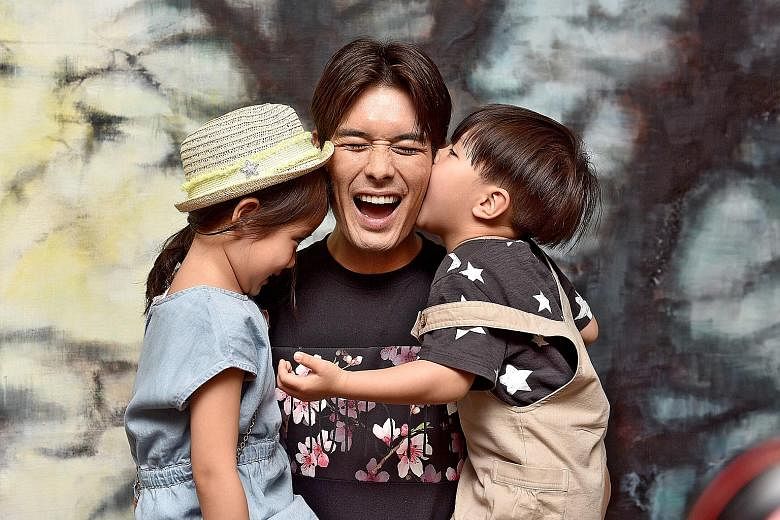 Korean-American Ricky Kim, who is in parenting reality Show Oh! My Baby, is in town with his son Tae Oh and daughter Tae Rin.