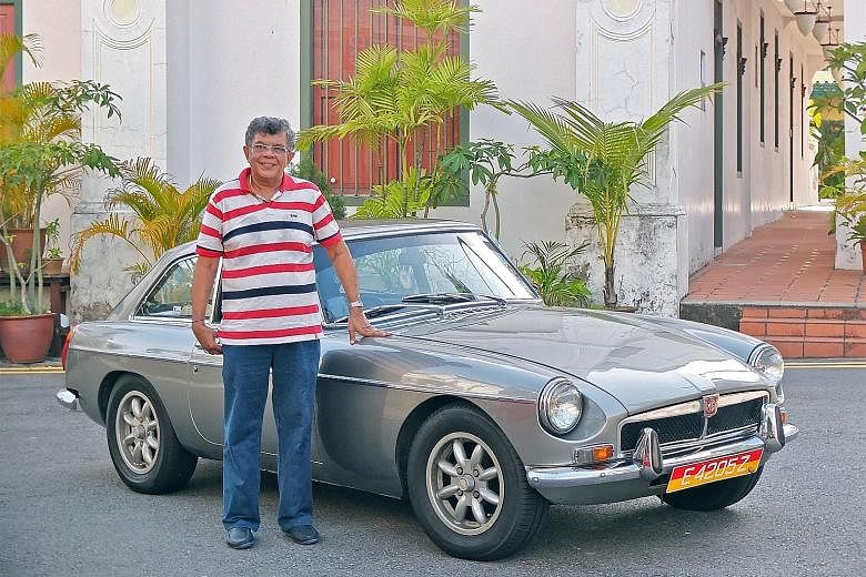 Mr Lal Wijesuriya likes his 1970 MGB GT for its timeless styling and sporty engine beat.