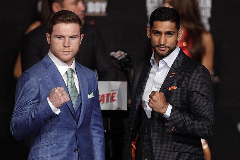 Amir Khan has moved up from welterweight to middleweight in order to get the title fight against Saul Alvarez in Las Vegas tonight.