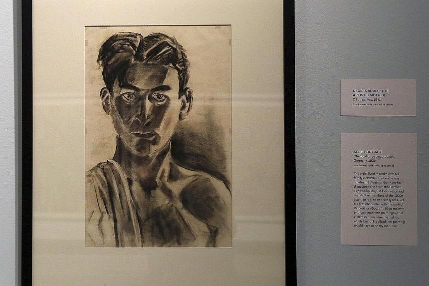 A 1929 self-portrait by Burle Marx that is also on display.